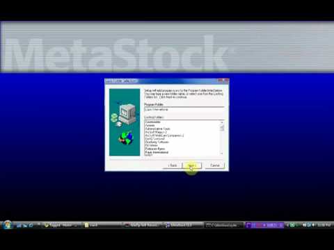 How to install metastock 11 cracked
